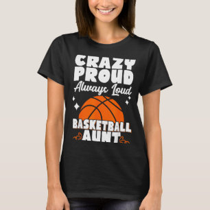 T-shirt Tante de baseball folle fière toujours bruyante
