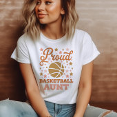 T-shirt Tante de basket-ball fière