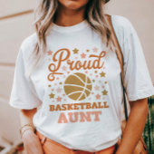 T-shirt Tante de basket-ball fière