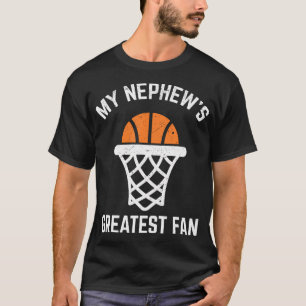 T-shirt Tante De Basketball Ou Oncle Mon Nephew Le Plus Gr