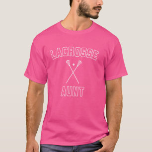 T-shirt Tante de crosse minimale cool joueuse de crosse Ta