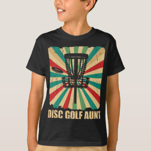 T-shirt Tante de Disc Golf Fière Tatie d'un Joueur de Disc