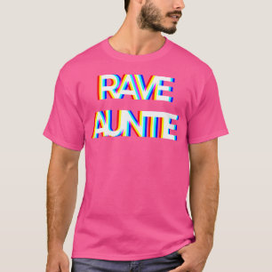 T-shirt Tante de festival de musique techno EDM tripante