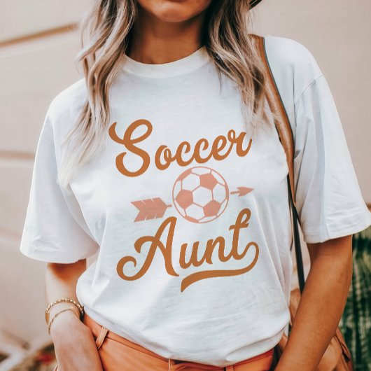 T-shirt Tante de football
