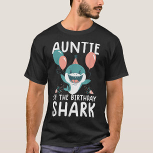 T-shirt Tante de la famille d'anniversaire de la chemise d