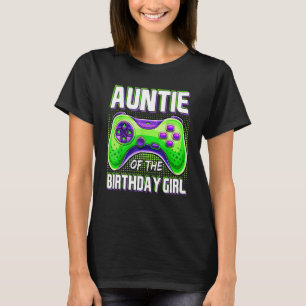 T-shirt Tante de la fête d'anniversaire garçon jumelé fami