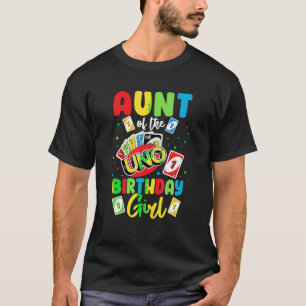 T-shirt Tante de la fille d'anniversaire Chemise Uno Tante