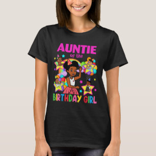 T-shirt Tante de la fille d'anniversaire Gracie Poupées d'