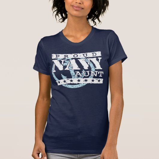 T-shirt Tante de la marine fière (Devant)