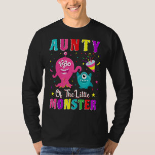 T-shirt Tante De La Petite Famille Monster Qui Correspond
