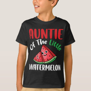 T-shirt Tante De La Petite Pastèque Été Fantastique Famill