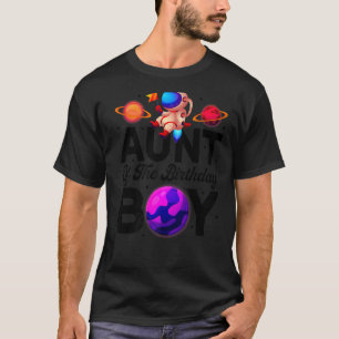 T-shirt Tante De L'Anniversaire Astronaut Thème Spatial Ga
