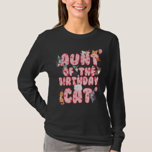T-shirt Tante De L'Anniversaire Chat Tante Kitten