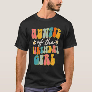 T-shirt Tante De L'Anniversaire Fille Super Tante À Thème