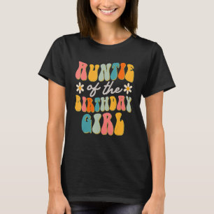 T-shirt Tante De L'Anniversaire Fille Super Tante À Thème