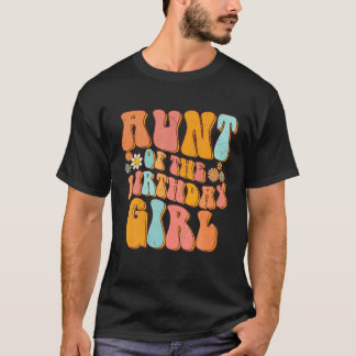 T-shirt Tante De L'Anniversaire Fille Vintage Maman Super