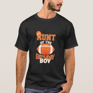 T-shirt Tante De L'Anniversaire Garçon Américain Football