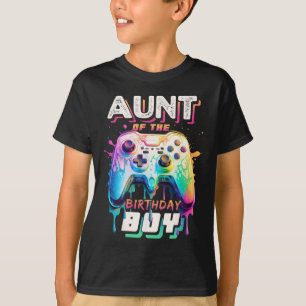 T-shirt Tante De L'Anniversaire Garçon Correspondant Famil