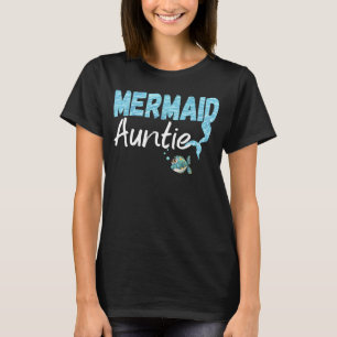 T-shirt Tante De L'Anniversaire Sirène Matching Family Set