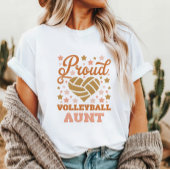 T-shirt Tante de volley-ball fière