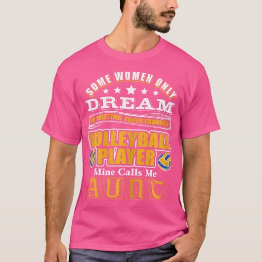 T-shirt Tante De Volley-Ball Pour Femmes (Devant)
