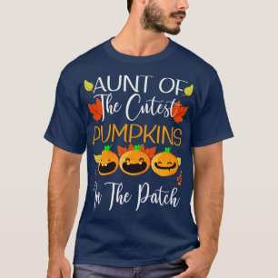 T-shirt Tante Des Citrouilles Les Plus Cuttes Du Patch