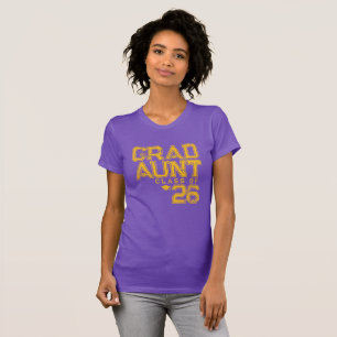 T-shirt Tante diplômée Promotion 2026