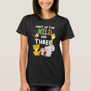 T-shirt Tante Du Far Et Trois Zoo Anniversaire Safari Jun