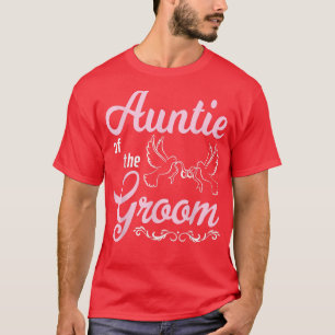 T-shirt Tante Du Groom Joyeux Jour De Mariage Mariage Pour