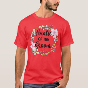 T-shirt Tante du marié douche jour de mariage mariés Tante