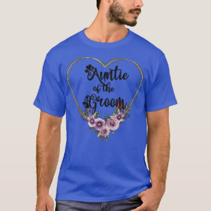 T-shirt Tante du marié douche jour de mariage Tante du mar