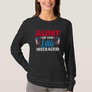 T-shirt Tante Du Petit Pirateur 4 juillet Birthda
