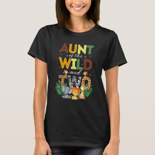 T-shirt Tante Du Sauvage Deux Zoo Anniversaire Safari Jung