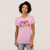 T-shirt Tante en Formation design coloré (Devant entier)