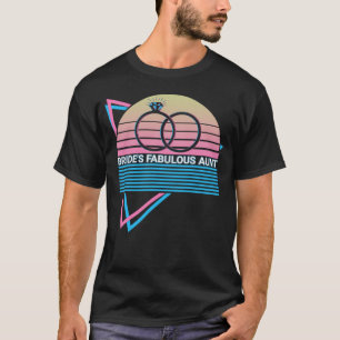 T-shirt Tante Fabuleuse de la Mariée Mariée Cortège de Ma