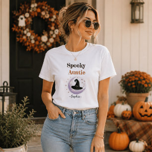 T-shirt Tante Fantôme Personnalisée – Chemise Halloween