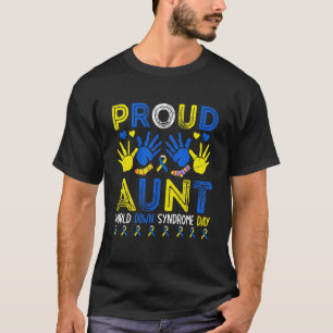 T-shirt Tante fière du syndrome de Down, Sensibilisation a