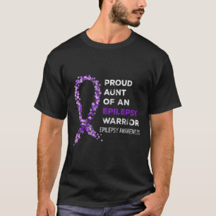 T-shirt Tante fière d'un guerrier de l'épilepsie Sensibili