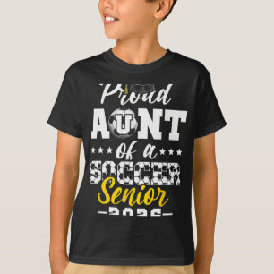 T-shirt Tante fière d'un senior de football 2026 Cadeau de