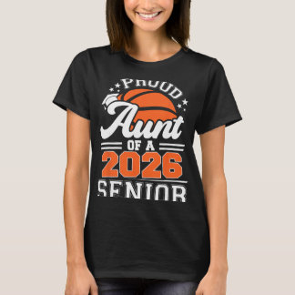 T-shirt Tante fière d'une tante de fin d'études de 2026 Se