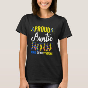T-shirt Tante fière Monde Journée mondiale de sensibilisat