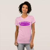 T-shirt Tante fière (pourpre) (Devant entier)