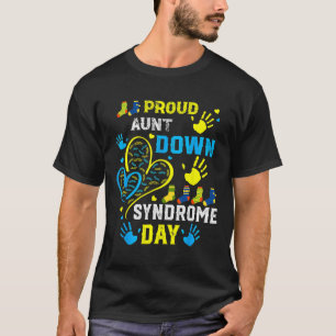 T-shirt Tante fière T21 Journée mondiale de sensibilisatio