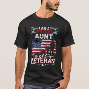 T-shirt Tante fière Vétéran Rien n'effraie Vétéran patriot