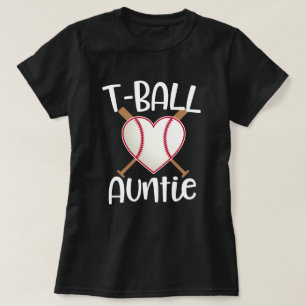 T-shirt Tante Gift de base-ball qui est mon neveu là