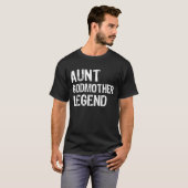 T-shirt Tante Godmère Legend chemise, Funny Godparent (Devant entier)