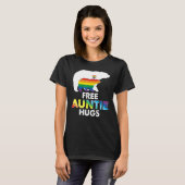 T-shirt Tante Gratuite Accrocs Arc En Ciel Ours Lgbt Pride (Devant entier)