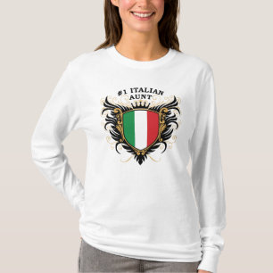 T-shirt Tante italienne du numéro un