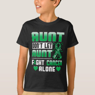 T-shirt Tante Ne laissez pas Tante combattre seul le cance