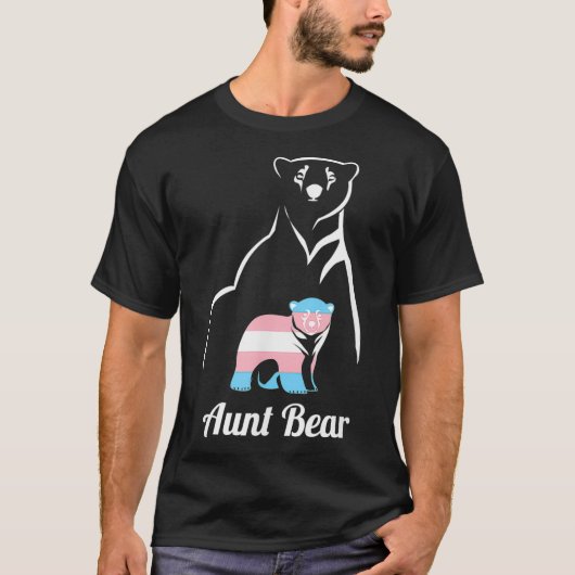 T-shirt Tante Ours LGBTQ Don Trans Enfant (Devant)